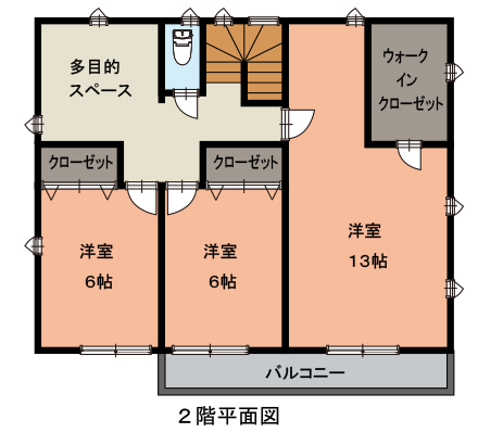 2階平面図